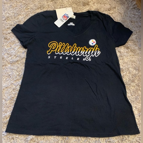 NFL Pittsburgh Steelers Black and Gold Team Tee size Medium NWT - Picture 2 of 4